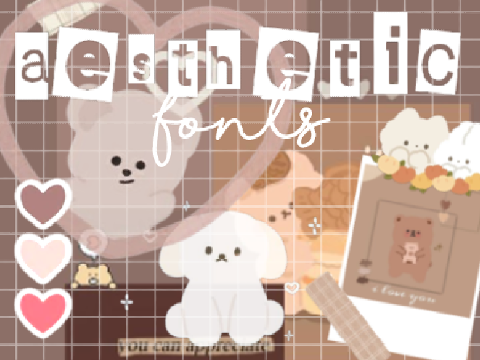 ୨୧ aesthetic fonts ˎˊ-