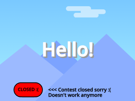 (Closed) My Game Contest! Winner gets 100+ followers!