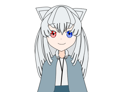ベクター絵　カラフルピーチ　どぬくさん