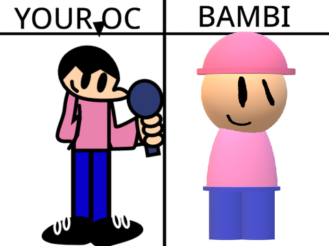 I will turn your OC into a Bambi remix remix-2