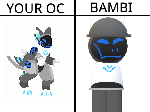 I will turn your OC into a Bambi remix remix-3