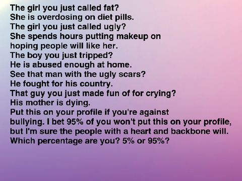 Remix this If your against bullying remix remix remix remix remix remix remix