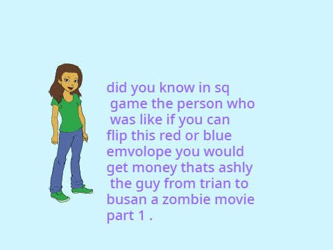 FUN FACTS ! all about sq game the ??? from train to Busan a zombie movie part 1 . 