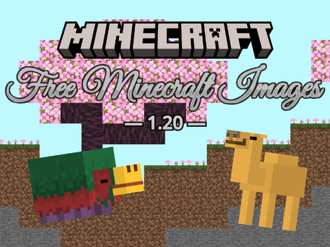 Free Minecraft Images ~1.20~ / マイクラ素材 ～1.20～