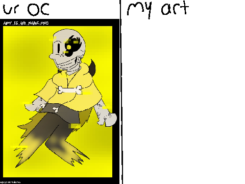 I WANNA DRAW UR CHARACTERS remix