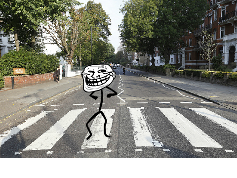Troll dancing: Funny!