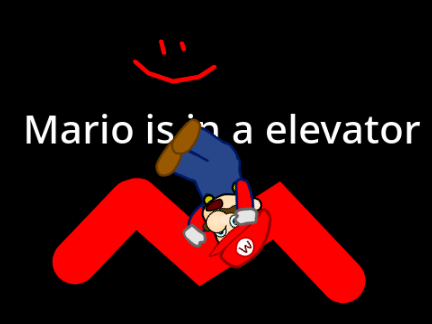 if mario was in an elevator