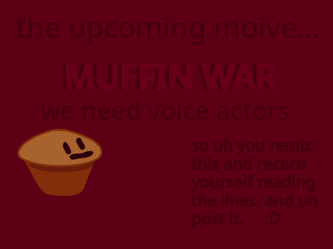 MUFFIN WAR Sign-ups