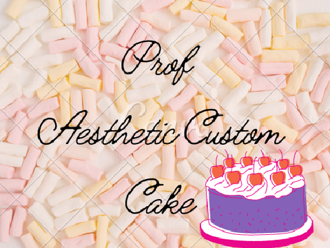 Prof_Aesthethic Custom Cake