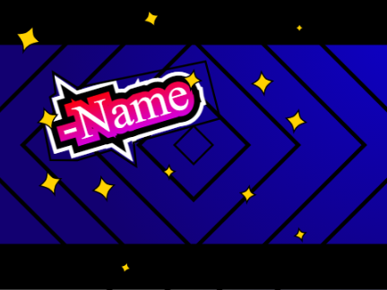 Banner and text