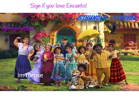 Sign if you love Encanto!