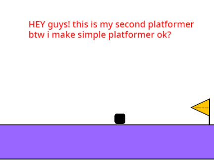 My first Platformer???
