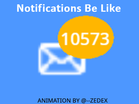 Notifications Be Like | Animation #All #Animation #Trending #Popular