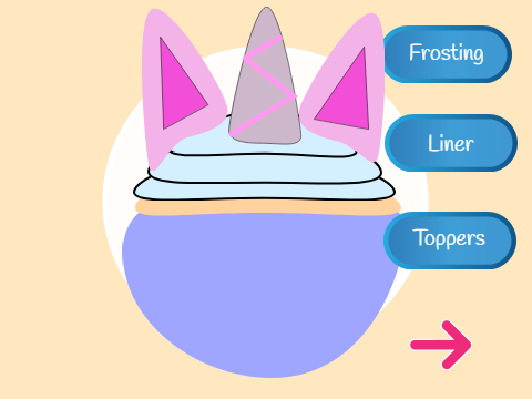  Pastel Cupcake maker!