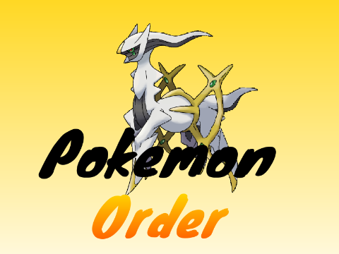 Pokemon Order Cover art