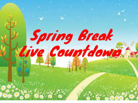 Spring Break Live Countdown