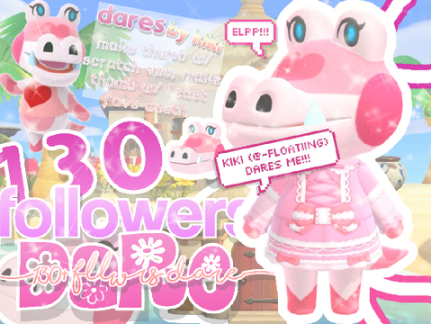 ✁ ┆ 130+ followers dare