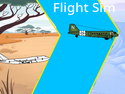 Cover for Samtheman's and Nolyear90's flight sim