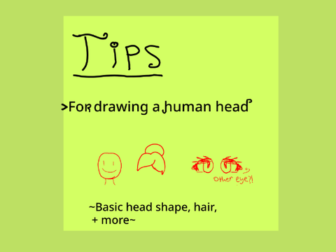 +-❤drawing human head tips!-+