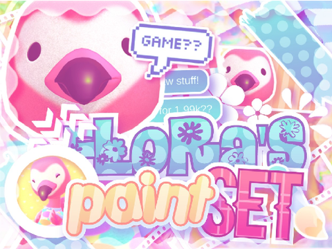 ⛲ floras paint set (game)