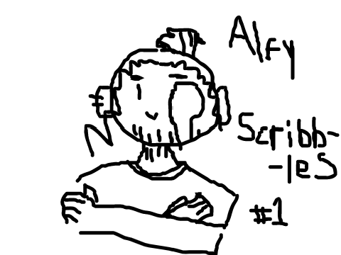 Buncha paper Alfy doodles