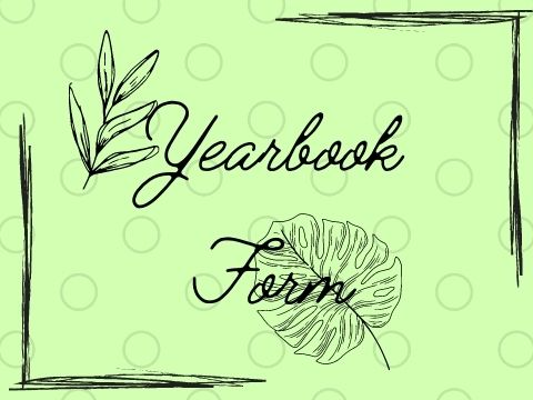 Yearbook Form