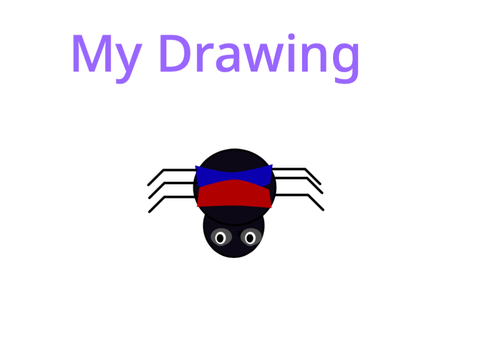 My spider Drawing