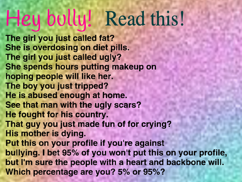 Hey Bully, Read This! remix remix