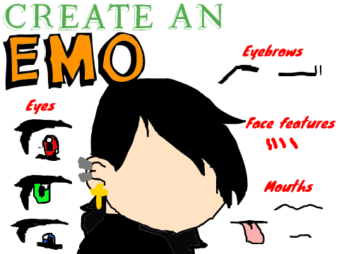 Create an Emo/Goth person!