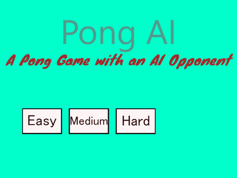 Pong AI