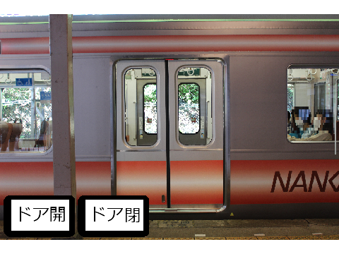 ドア開閉だけ