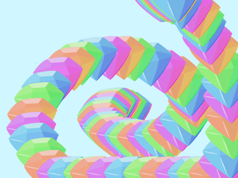 Rainbow chain (satisfying) 