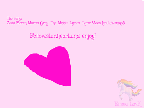 Here a song :) Zedd Maren Morris Grey  The Middle Lyrics  Lyric Video [youtubeinmp3