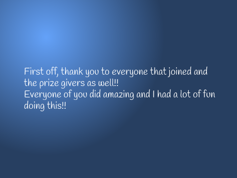 SINGING CONTEST RESULTS!!!!!!