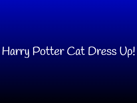 Harry Potter Cat Dress Up!