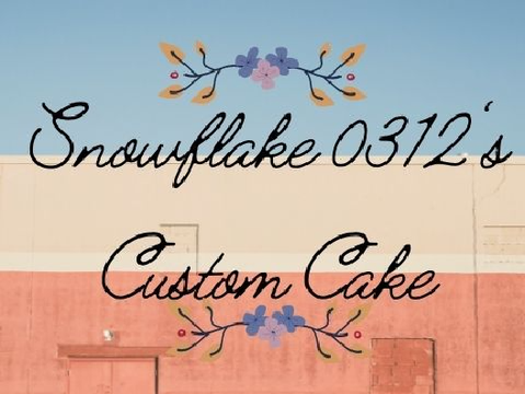 Snowflake0312's custom cake