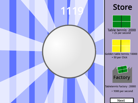 Table-tennis clicker V2.0 remix