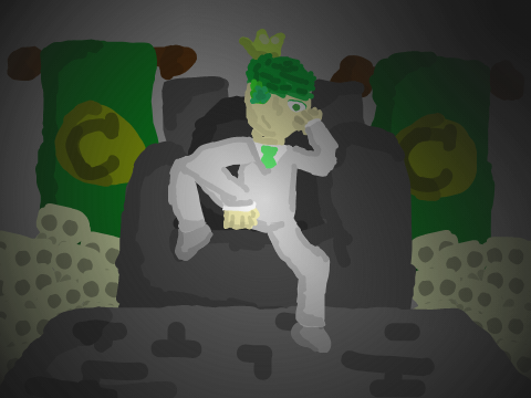 Creeper Scribble Art