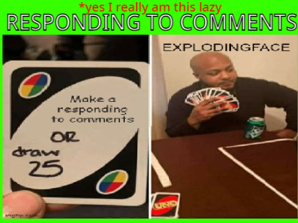 Responding to comments 6