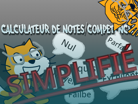 Calculateur de notes/compétences SIMPLE EDITION