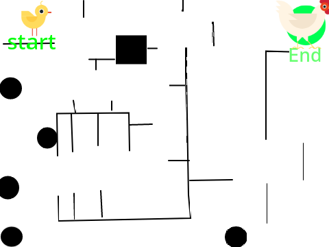 Chicky Maze Game
