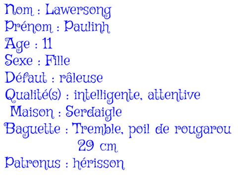 Lettre d'inscription 