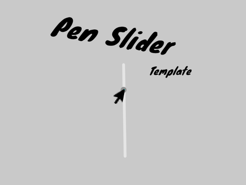 Pen Slider Template