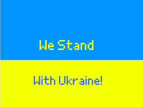 We Stand With Ukraine!