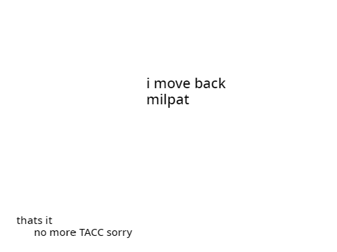 I moved