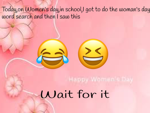 Woman’s day meme