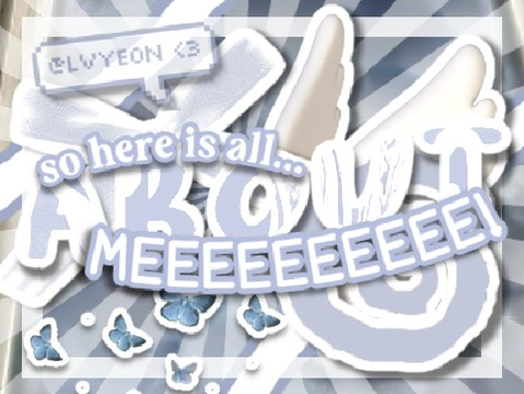 ☆ all ! ꒱ about mee ﹏ %