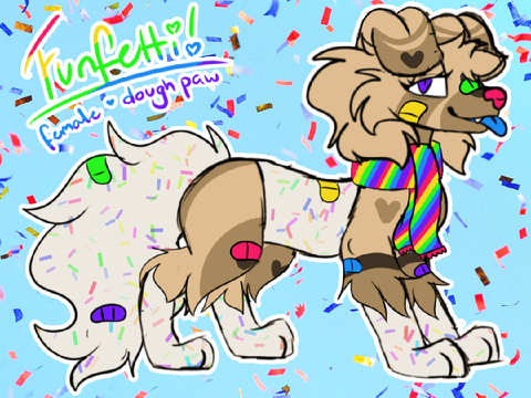 ~ funfetti - dough paws myoe ~