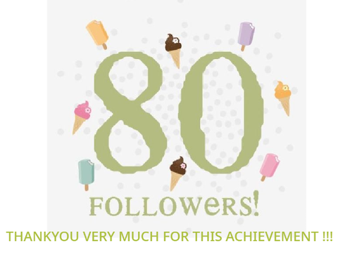 Thanks for my 80+ followers !!