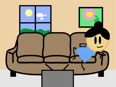 Add Yourself Watching TV!